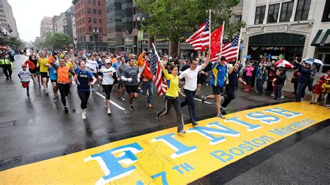 ‘Boston Strong, forever’: Thousands gather at the Boston Marathon finish line, remembering the pain of the 2013 bombings and the resilience that followed